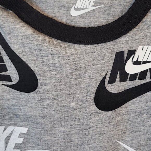Nike Baby 2-Piece Bodysuit & Joggers Set - All-Over Logo Print - Sporty - Picture 8 of 16